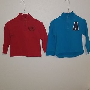 Children's Place - 1/2 Zip Shirts (2PC Bundle)